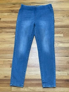 Soft Surroundings Damen Jeggings Jeans Ankle Skinny Leg Denim helle Waschung M blau - Bild 1 von 8