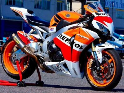 Carenado de inyección blanco naranja Repsol en stock de EE. UU. apto para Honda CBR1000RR e02 08-11 Foto 1 de 4