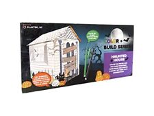 Playtek Large 28"x 34" Coloring House Haunted Halloween Cardboard Playhouse S...