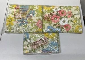 Vintage Cannon Irregulars Full Size Lakenset Spannbetttuch Flache Kissen Retro Blumen MCM - Bild 1 von 8
