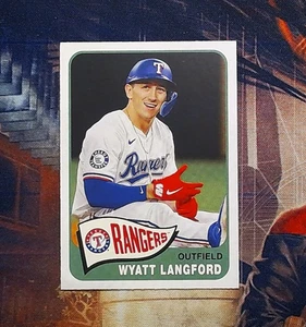 2025 Topps Heritage - 25th Anniversary #H25-14 Wyatt Langford - Picture 1 of 2