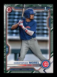 Bowman 1st Prospects Christopher Morel 2021 #BP-131 camuflaje novato radiocontrol - Imagen 1 de 2