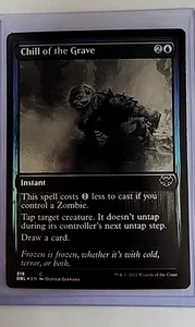 MTG Magic The Gathering Innistrad Double Feature Foil #318 Chill of the Grave - Picture 1 of 2