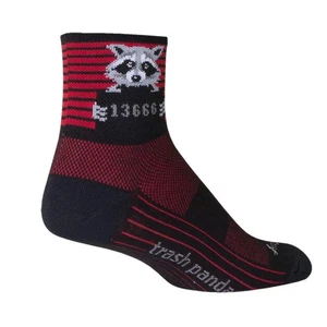 Klassische Büstensocken - 3 Zoll schwarz/rot gestreift Large/X-Large - Bild 1 von 1
