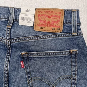 LEVIS HERREN 28 X 32 (30) 512 SLIM TAPER STRETCH BLAU DENIM JEANS *LESEN* - Bild 1 von 18