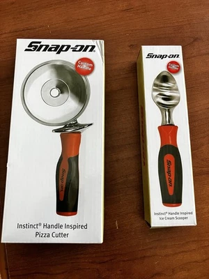Cuchara de helado y cortador de pizza Snap On Tools - Nuevo - En caja Foto 1 de 4