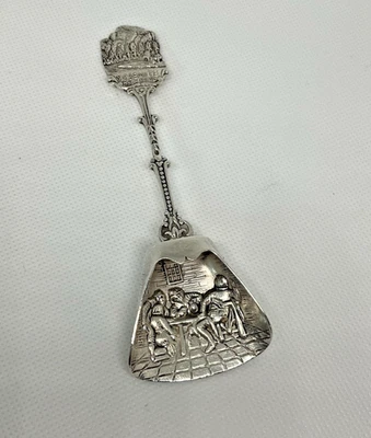 Vintage YOSEMITE NATIONAL PARK Silverplate Souvenir Spoon 5" Half Dome Loose Tea - image 1 of 4