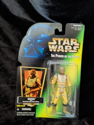 Figura de acción Star Wars The Power of the Force Bossk Hasbro Bounty Hunter 1996 Foto 1 de 2