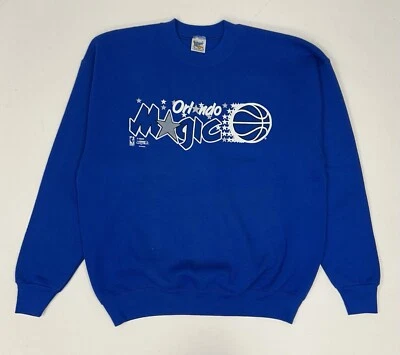 Sudadera de Colección Orlando Magic NBA Cuello Redondo Oficial Fan Ropa Deportiva 24.5x28.5 Foto 1 de 4
