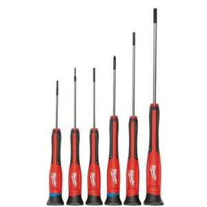 Milwaukee Screwdriver Set Precision Tool Storage Case 6-Pcs Electrical Kit NEW - Picture 1 of 4