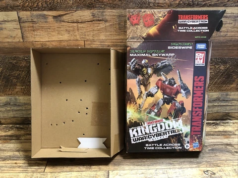 Transformers Kingdom SIDESWIPE & SKYWARP Battle Across Time Collection BOX ONLY Cover