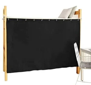Teanea Bottom Bunk Bed Blackout Curtains Canopy Single Size Twin Size, 1 Panel, - Picture 1 of 7
