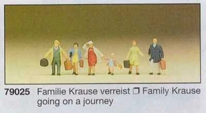 Preiser - ref.79025 - Familia de viaje - Imagen 1 de 1