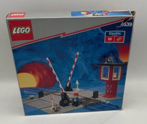 Lego 4539 System 9 Volt Eisenbahn Bahnübergang/Level Crossing OBA-OVP-100% - Bild 1 von 10