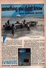 1952 Evinrude Lightwin Outboard Motor Original Color Ad