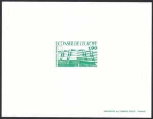 France Sc1O40 New Council Headquarters, Strasbourg, Deluxe Proof - Picture 1 of 1
