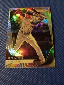 2020 JEFF MCNEIL PANINI PRIZM SILVER CARD #158 NY NEW YORK METS - Picture 1 of 2
