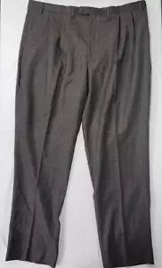 Pantalones Ralph Lauren Para Hombre Lana Marrón Oscuro NUEVO Talla 44x34 44 Cintura 34" Entrepierna NEIL - Imagen 1 de 9