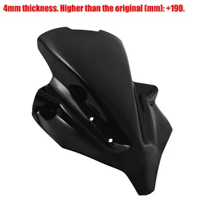 Dark Smoke Windscreen Windshield Wind Deflector For YAMAHA MT-10 SP 2022-2024 - Picture 1 of 11