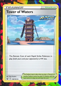 Tower of Waters 138/163 (Build Your Deck or Playset) Battle Styles NM - Picture 1 of 1
