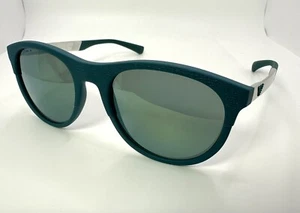 New Authentic Emporio Armani EA 4084 5558/6R Sunglasses Matte Teal - Picture 1 of 6