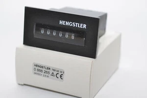 Summenzähler von Hengstler Typ 0 866 265, 24 VDC, 6-stellig, spannfederbefest. - Picture 1 of 4