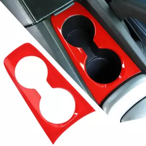 Cubierta interior roja para portavasos de agua para Chevrolet Camaro 10-15 accesorios - Imagen 1 de 8