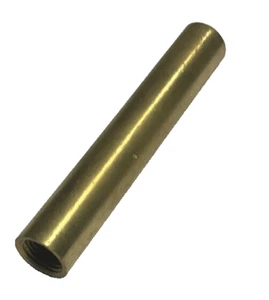 New 3" Brushed Brass Female Threaded Lamp Pipe, Rod, 1/8F Tap (3/8") #SP217U - Picture 1 of 3