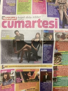 hürriyet Cumartesi Turkish newspaper interview &Photos Yiğit Koçak Eylül Tumbar - Picture 1 of 2