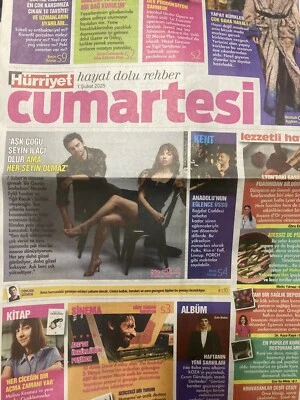 hürriyet Cumartesi Turkish newspaper interview &Photos Yiğit Koçak Eylül Tumbar - Image 1 of 2