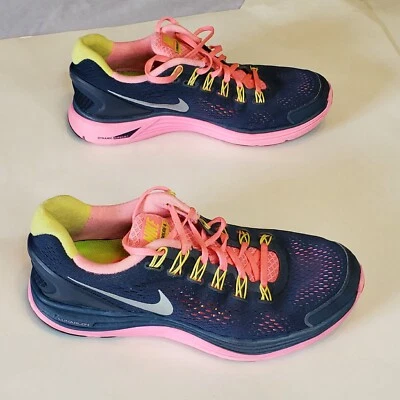 Nike Lunarglide 4 Women’s Blue / Pink Running Shoes 524978-400 Size 10 - Image 1 of 4