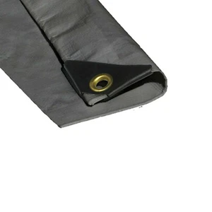 12 x 20 Silver Color 12 Mil Heavy Duty Tarp w/ UV Protection a YOYZA Exclusive - Picture 1 of 12