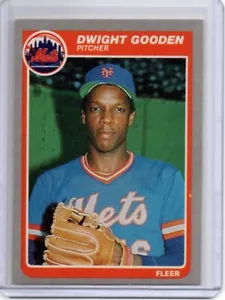 Dwight Gooden 1985 Fleer - #82 (RC) New York Mets - Imagen 1 de 2
