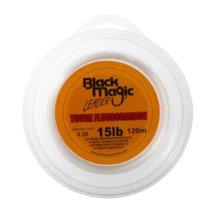 Black Magic Tough Fluorocarbon Leader 15lb 120m - Picture 1 of 1