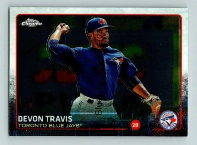  2015 Topps Chrome Devon Travis RC - Image 1 of 2
