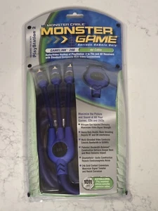 NEW 10 FT Monster Game Gamelink 200 AV AUDIO VIDEO Hookup for PlayStation 2 PS2 - Picture 1 of 3