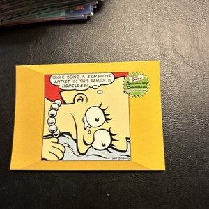 Jb11a The Simpsons 2000 InkWorks Anniversary Celebration #49 Lisa Art By Bart