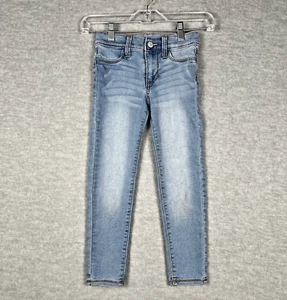 Old Navy Ballerina Jegging Jeans Girl's 6 Blue Skinny Leg 360° Stretch 21x18.5 - Picture 1 of 9