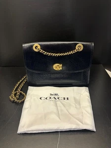 Coach Parker Schultertasche aus Lackleder - Schwarz  - Bild 1 von 14