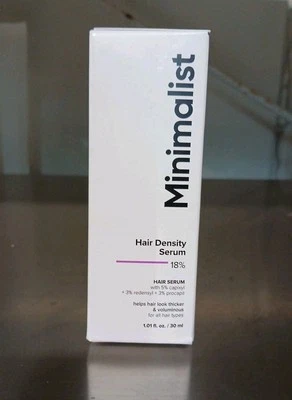 Suero de densidad capilar minimalista 18% para un crecimiento seguro y eficaz del cabello 30 ml Foto 1 de 2