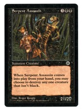 Portal ** 4x Serpent Assassin x4 ** Mtg Magic (EX/SP)