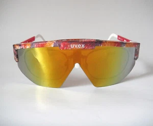 UVEX by Alpina RX Insert Made in Germany Shield Orange Sunglasses Macho Men Bike - Picture 1 of 19