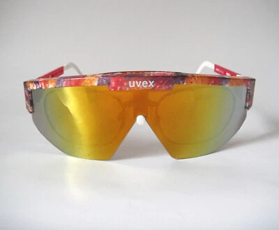 UVEX by Alpina RX Insert Made in Germany Shield Orange Sunglasses Macho Men Bike - Image 1 of 4