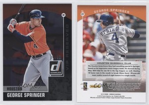 2015 Panini Donruss Preferred VIP Reserved Black /99 George Springer #27