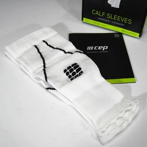 CEP Womens Progressive+ Compression Calf Sleeves 1.0 (White, Size II Size 2) - Picture 1 of 6