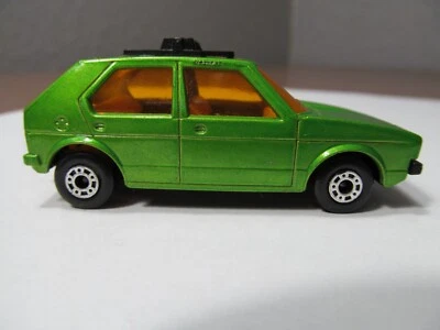 Matchbox Lesney Superfast No. 7 VW Golf Green made in England 1976 Great Paint - Image 1 of 4