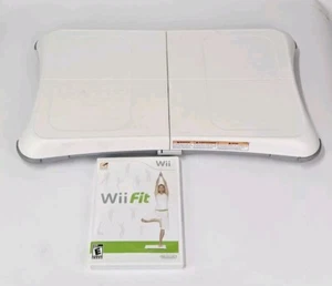 Nintendo Wii Balance Board RVL-021 with Wii Fit Game - Picture 1 of 6