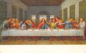AL4-225) CARTOLINA IL CENACOLO LEONARDO DA VINCI MARIA GRAZIE VIAGGIATA - Imagen 1 de 2