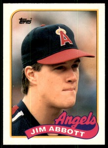 1989 Topps Traded Jim Abbott California Angels #2T