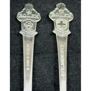 2 CUCHARAS COLECCIONISTA ROLEX BUCHERER DE SUIZA St. Moritz, Lucerna - Imagen 1 de 5